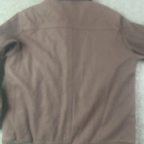 LACOSTE  Mens Full Zip Wool Blend Quilted Lined Jacket Size 4 Brown - Picture 7 of 11